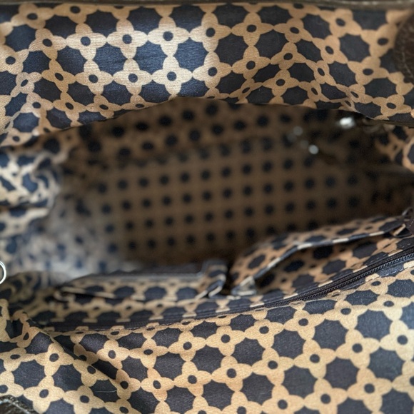 Brighton Femme Fatal Gretta Garbo Bronze Woven Shoulder Bag - Picture 13 of 14